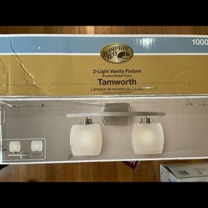 Hampton bay 2 light vanity fixture